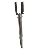 Schraubfundament Typ U-Vario-Expert 2-tlg 200 mm HOCH -100 - 160 mm breit