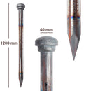 Erdnagel mit 40mm Durchmesser und 1200mm Länge