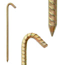 Erdnagel aus Baustahl zu Befestigung von Seilen, Planen oder Hüpfburgen,