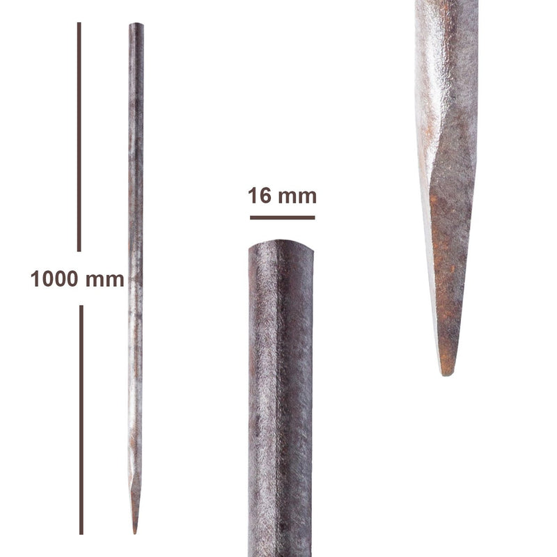 Schnureisen mit 16mm Durchmesser und 1000mm Länge